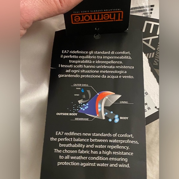 NWT Emporio Armani Men's Thermore Ski Pants- Large ( Read Below) - Picture 8 of 16